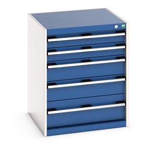 Bott Cubio 5 Drawer Cabinet 650W x 650D x 800mmH 40019035.**